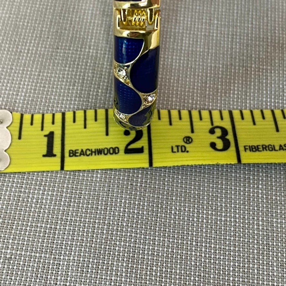JTF gold/blue crystal bracelet - Picture 6 of 6